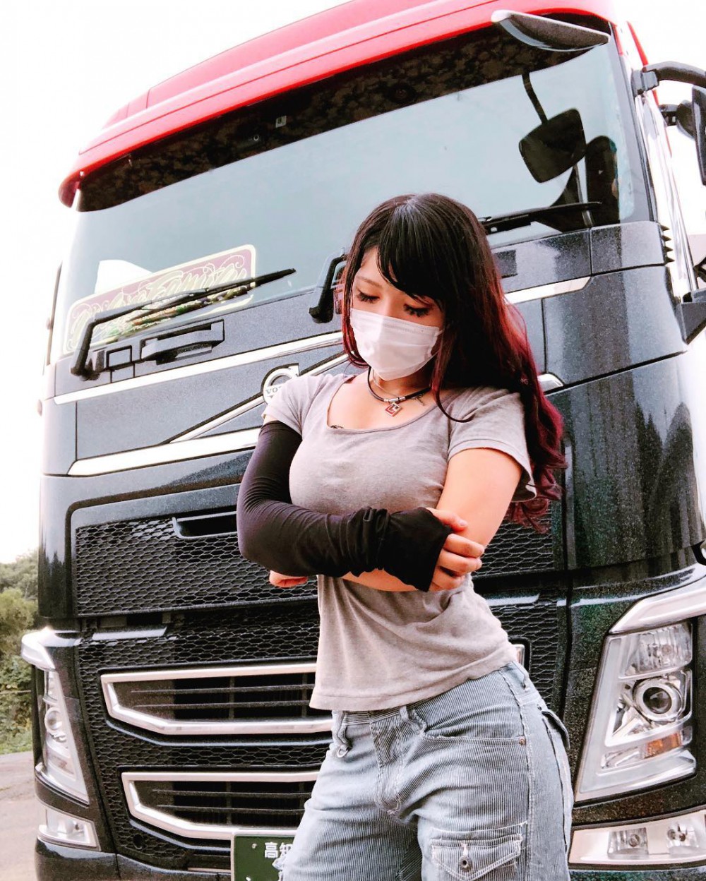 งานดีจริงๆ Rino Sasaki สาวขับรถบรรทุก ที่สวยที่สุดในประเทศญี่ปุ่น 10