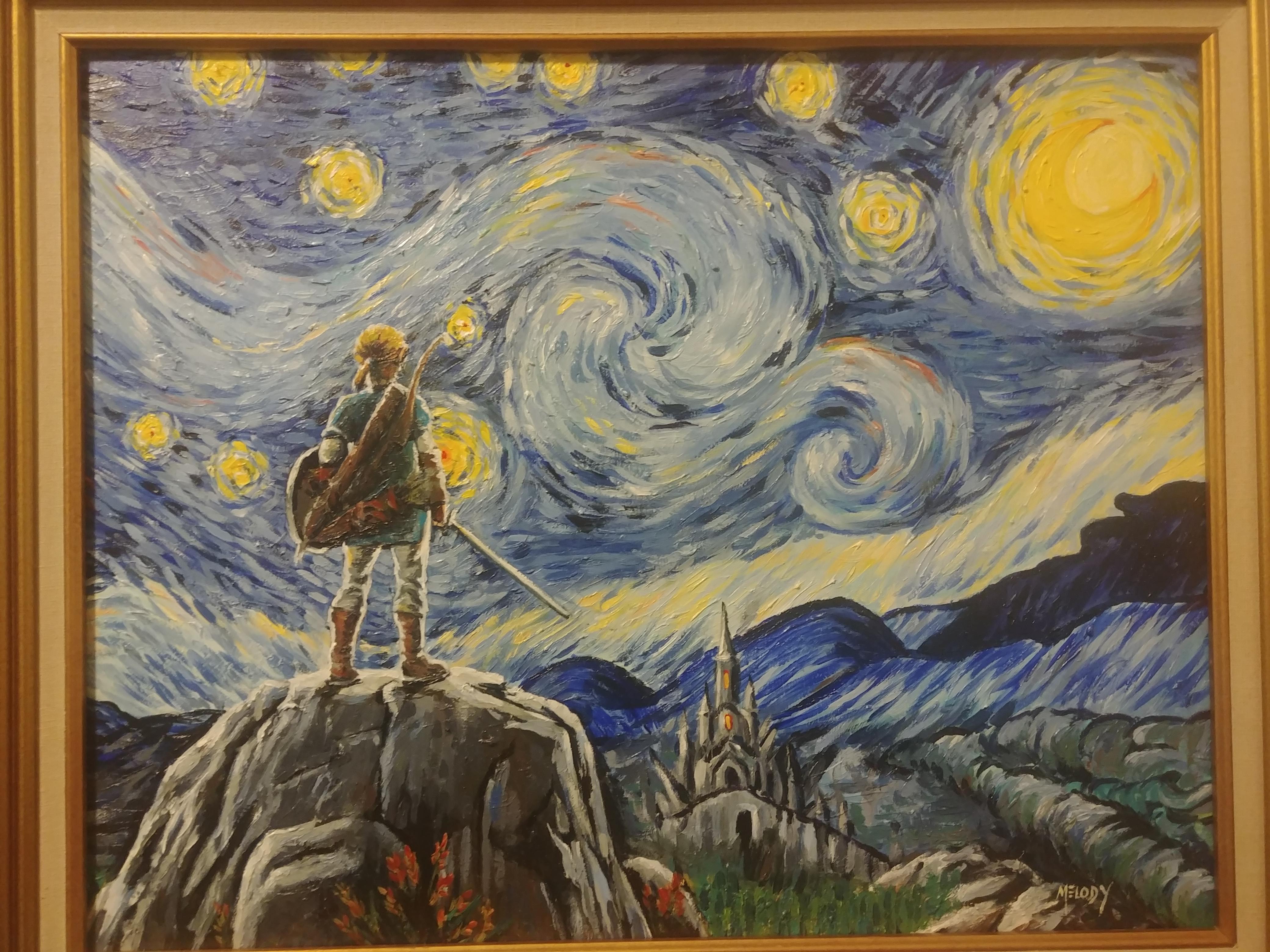 《The Legend of Zelda》x《Starry Night》