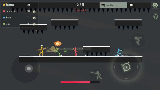 (รีวิวเกมมือถือ) Stick Fight: The Game Mobile เกมดังจากบน PC ลงมือถือแล้ว! | เกมส์เด็ดดอทคอม 4