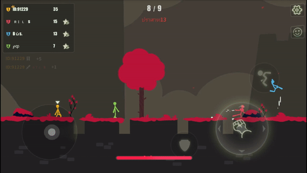 (รีวิวเกมมือถือ) Stick Fight: The Game Mobile เกมดังจากบน PC ลงมือถือแล้ว! | เกมส์เด็ดดอทคอม 9