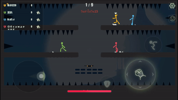 (รีวิวเกมมือถือ) Stick Fight: The Game Mobile เกมดังจากบน PC ลงมือถือแล้ว! | เกมส์เด็ดดอทคอม 10