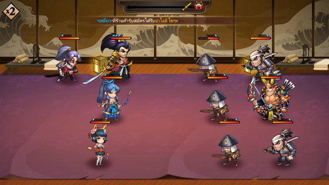 (รีวิวเกมมือถือ) Samurai Master รวมยำฮีโร่ประวัติศาสตร์ญี่ปุ่น สู่เกมเทิร์นเบสจิบิสุดน่ารัก | เกมส์เด็ดดอทคอม 6