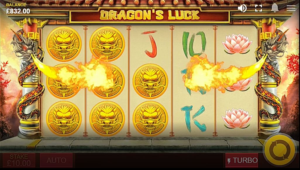 สล็อต RT Dragon's Luck เล่นเกมสล็อตที่ไม่มีฟรีเกมก็สามารถได้แจ๊กพ็อต 4