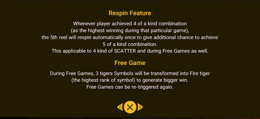 คำแนะนำจากผู้เล่น-เกมรูปแบบSG    Tiger Warrior SGสล็อต 8