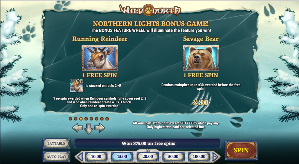 คำแนะนำจากผู้เล่น-ค่ายเกม Play'n Go   สล็อตpng  pngslot  Wild North  สล็อต 6