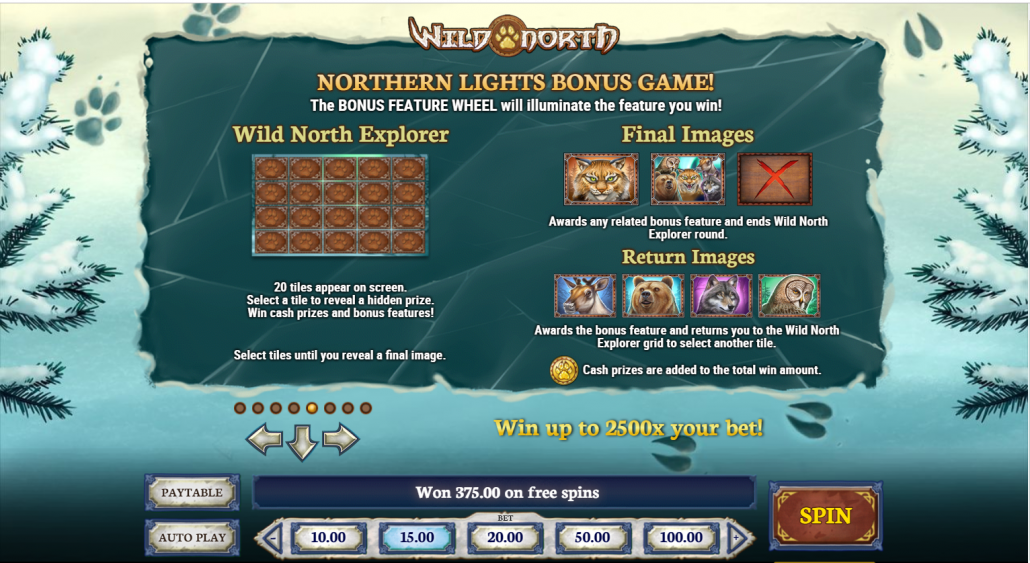 คำแนะนำจากผู้เล่น-ค่ายเกม Play'n Go   สล็อตpng  pngslot  Wild North  สล็อต 8